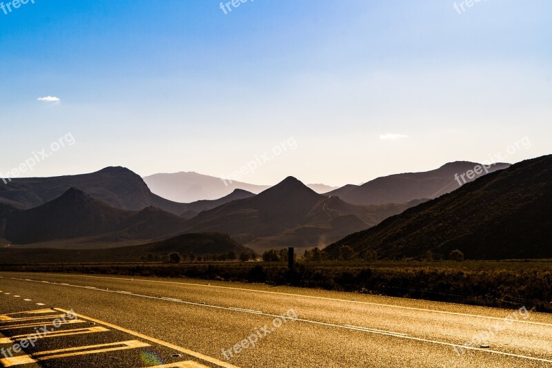 Highway Mountain Pass Road Mountain Pass