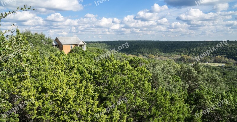 Scenic Treetops Landscape Sky Trees