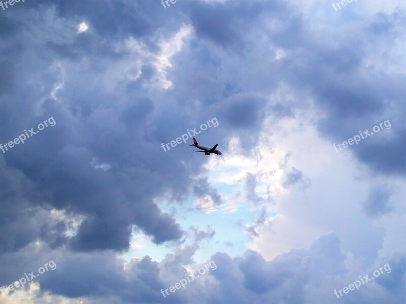 Airplane Aircraft Flying Air Serbia Sky