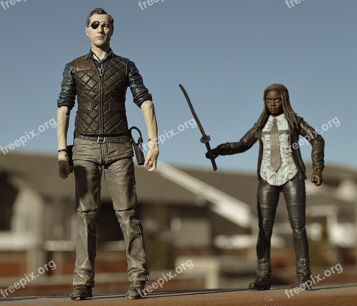 Walking Dead Michonne Governor Action Figure Doll