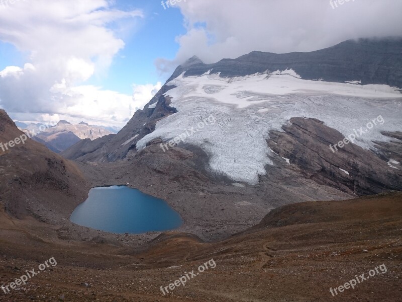 Wasenhorn Red Earth Italy Switzerland Alps