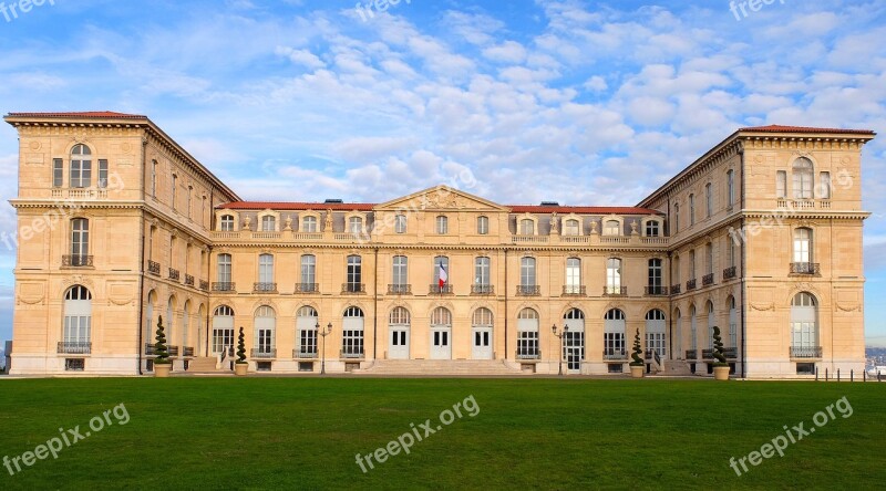 France Marseille Palais Pharo Historic