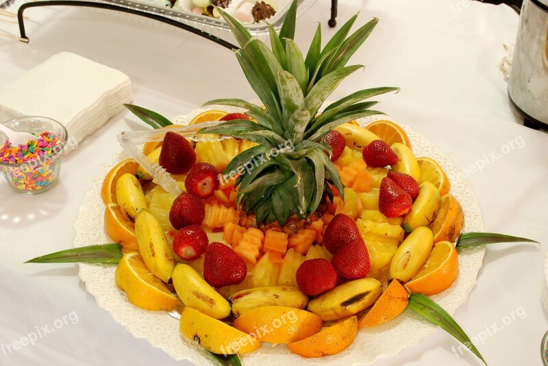 Fruit Fruit Cocktail Centerpiece Diet Free Photos