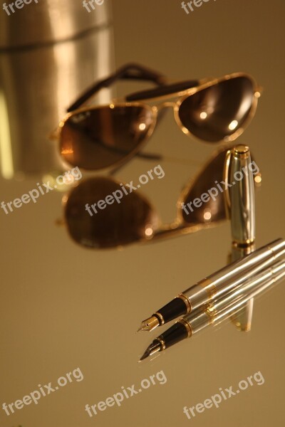 Sunglasses Pencil Elegant Business Luxury