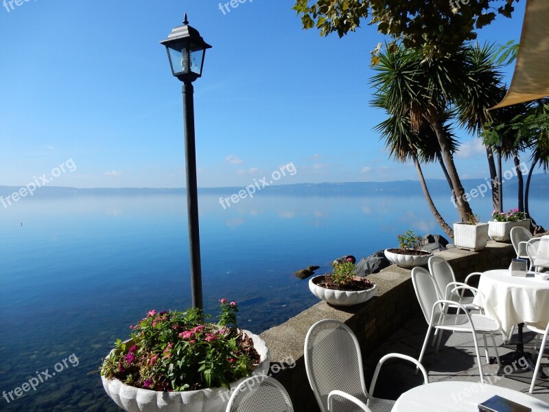 More Bracciano Italy View Cafe