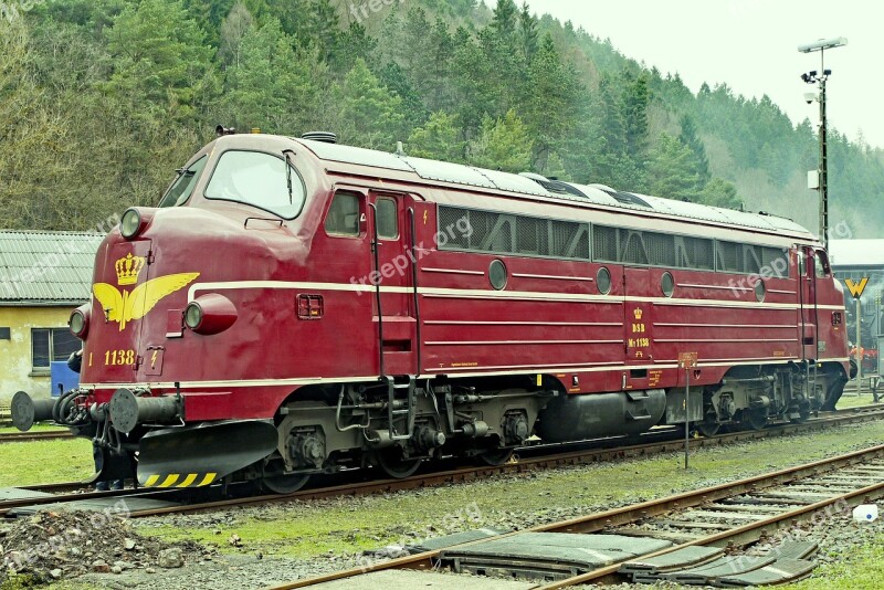 Diesel Locomotive Nohab Round Nose Denmark Eifel