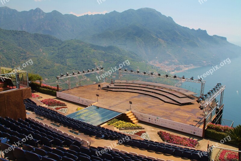 Ravello Villa Rufolo Amalfi Sorrento Stage