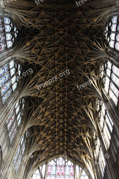 Church Roof Cathedral Windows Stained Glass