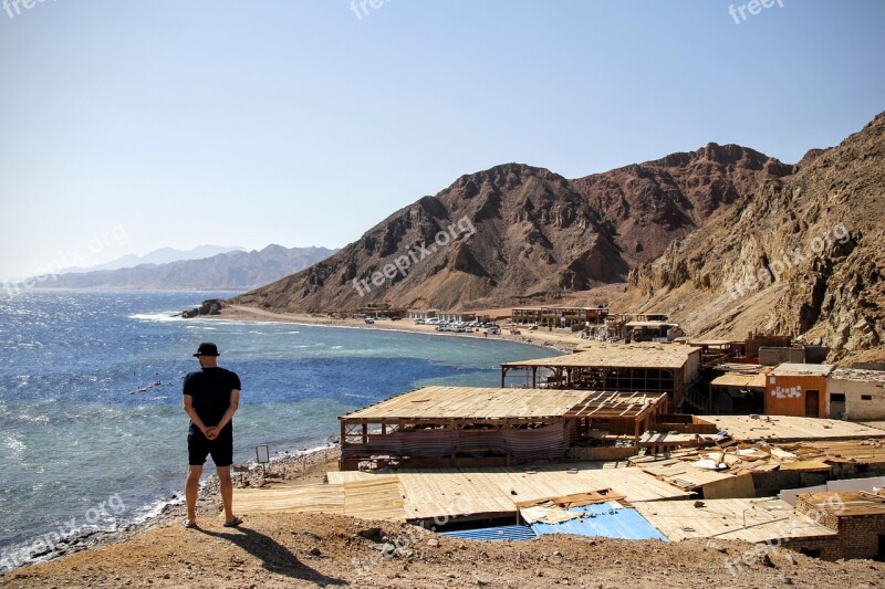 Africa Egypt View Diving Blue Hole