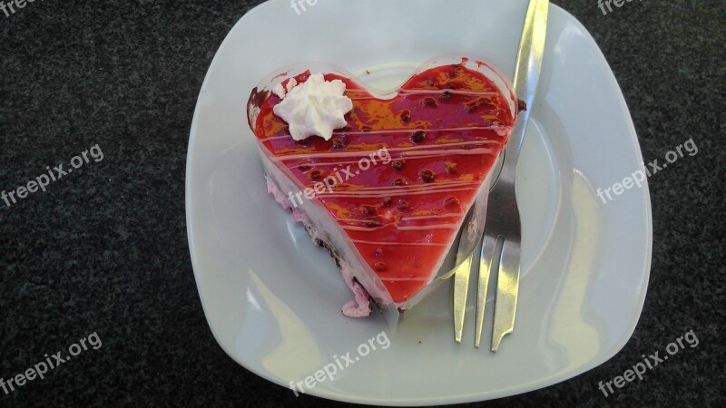 Recreation Dessert Love Cake Heart