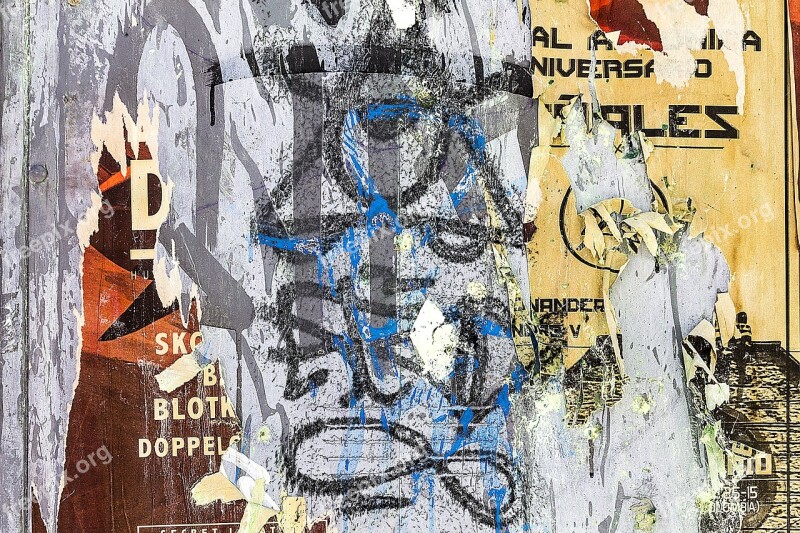 Background Graffiti Grunge Torn Paper