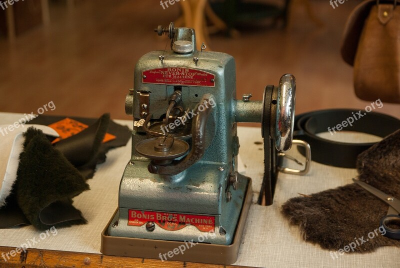 Sewing Machine Leather Crafts Skin Free Photos