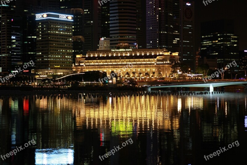 Singapore Night Marina Bay Casino