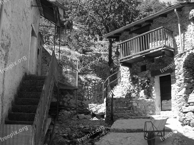 Village Perched France Good Looking Mountain