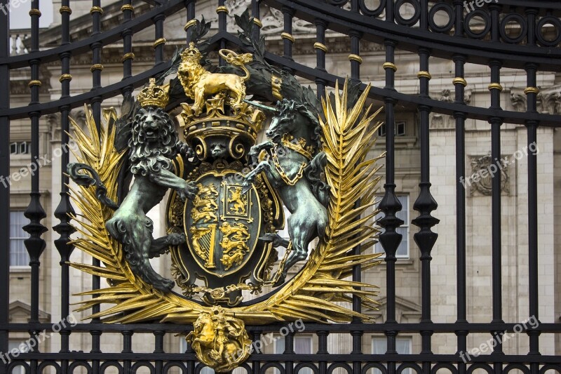 Coat Of Arms Gate Gilding Gold London