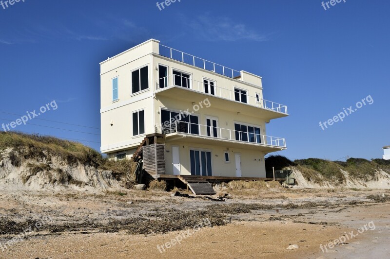 Beach Erosion Hurricane Matthew Damage Landscape Outdoors