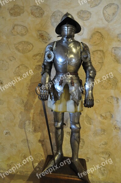 Armor War Medieval Silver Shiny