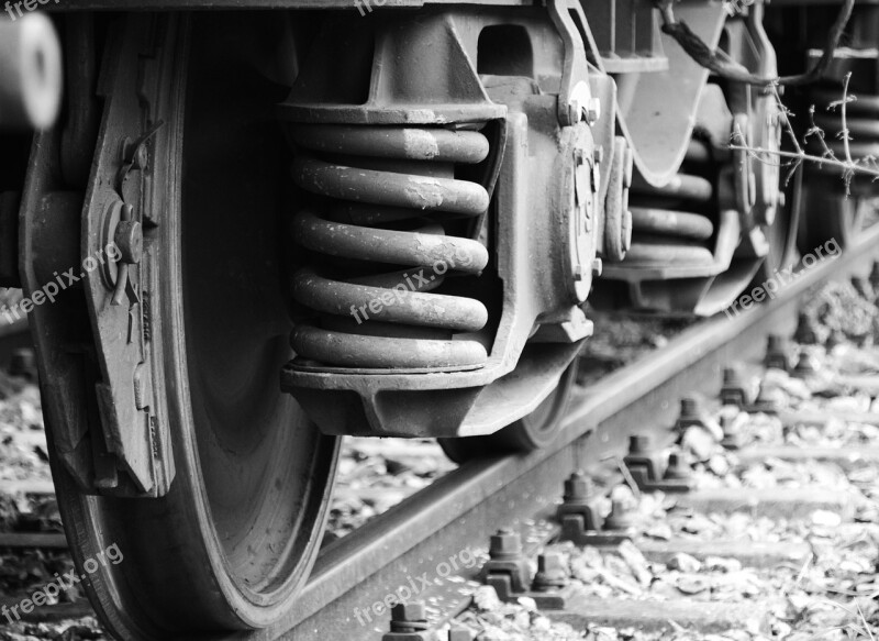 Wheels Train Railway Rail Traffic Metal