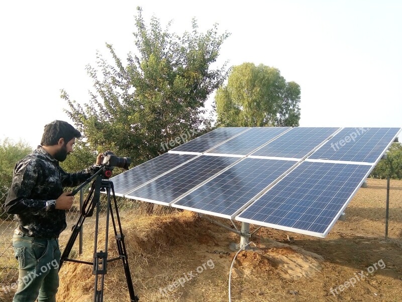 Video Cameraman Field Camera Equipment