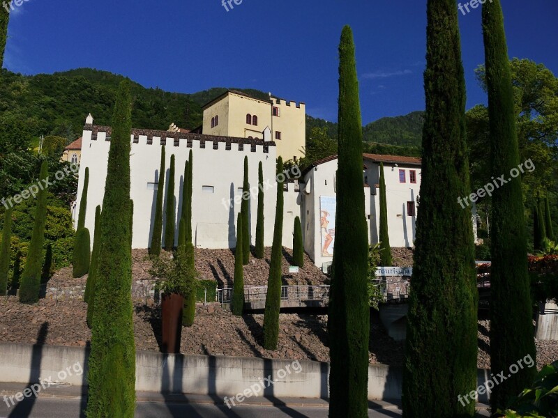 Trauttmansdorff Castle Meran Italy Botanical Garden Free Photos