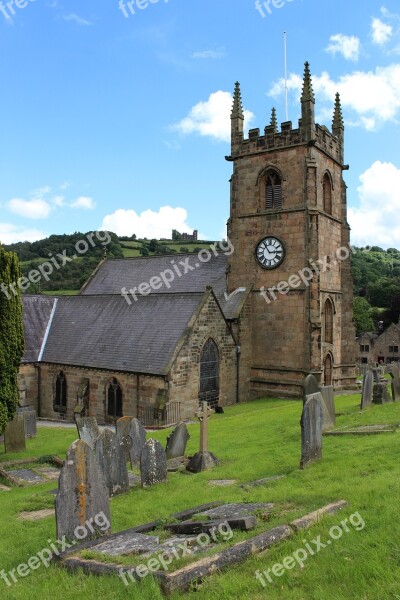 Church Cemetery Tower Religion Architecture