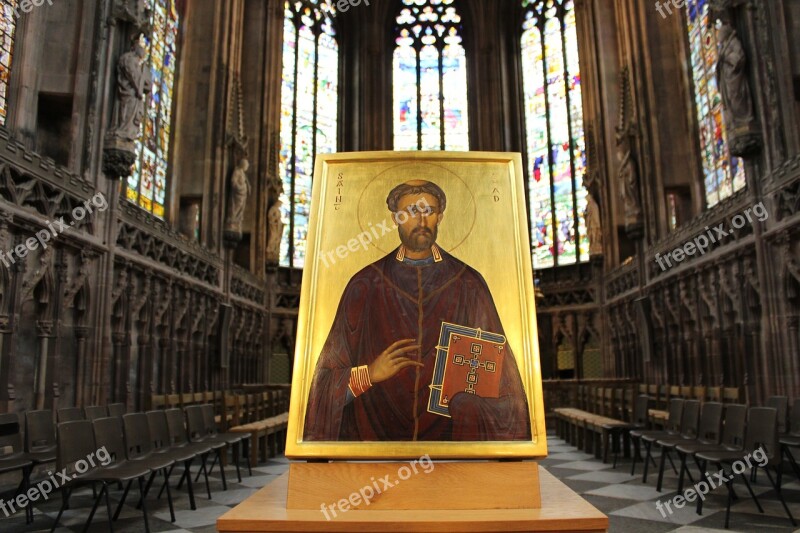 Saint Cathedral Icon Painting Art