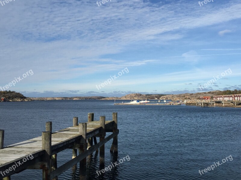 Bridge Coast Sea Nature Himmel