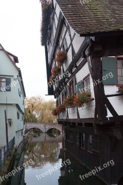 Historic Center Ulm Fishermen's Quarter Blue River