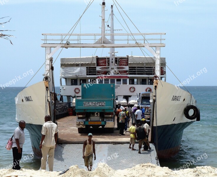 Transport Ferryboat Sea Crossing Boat