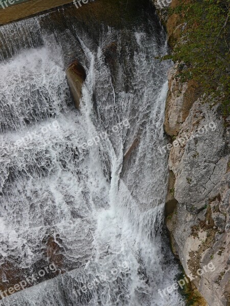 Lechfall Füssen Waterfall Splash Free Photos