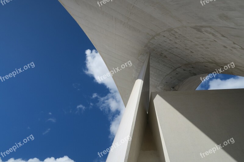 Architecture Auditoruim Tenerife Santa Cruz Free Photos