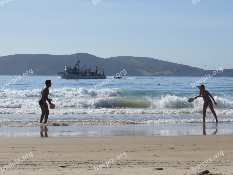 Mar Waves Rio De Janeiro Brazil Water