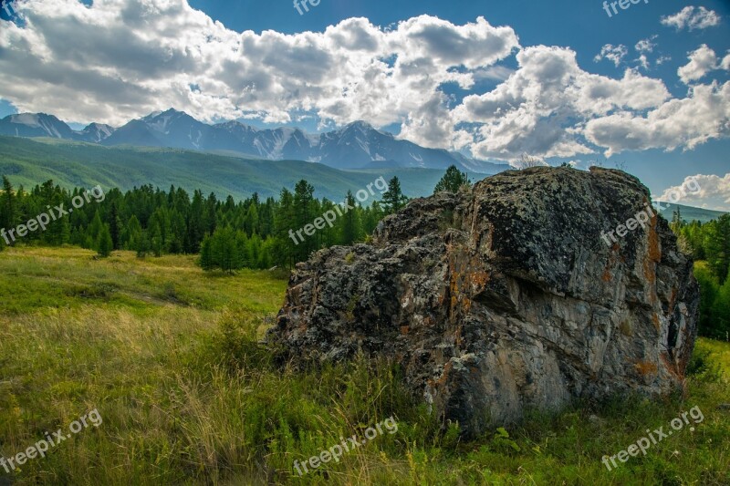 Altai Mountains Landscape Free Photos