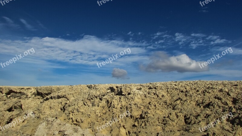 Terrain Rough Landscape Nature Sky