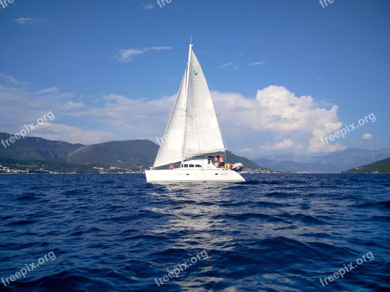 Sailboat Boat Sea Summer Boka