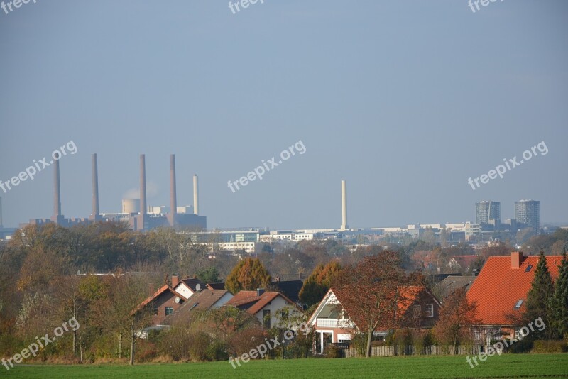 Wolfsburg Car Town Diesel Scandal Chimneys Free Photos