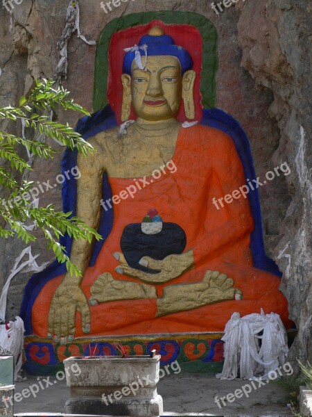 Buddha Statue Tibet Free Photos