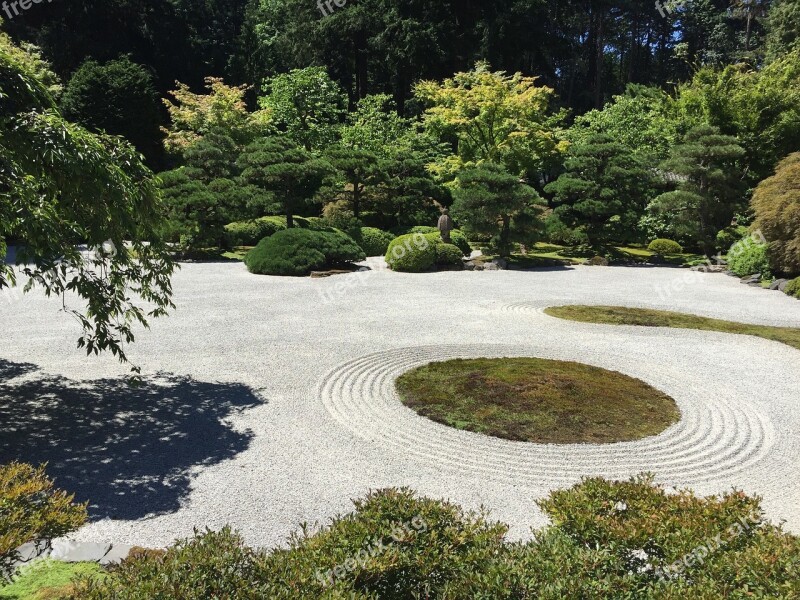 Portland Japanese Garden Oregon Northwest