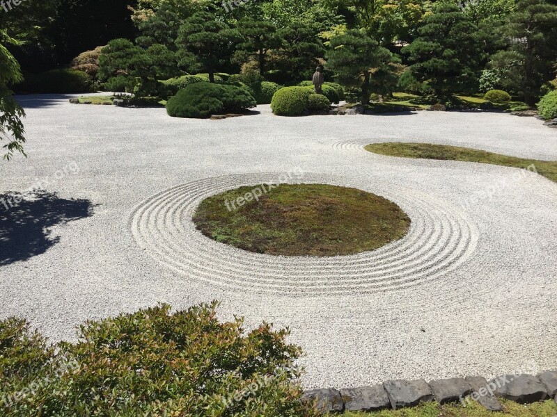 Portland Japanese Garden Oregon Northwest