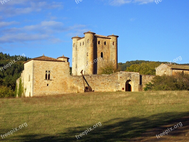 Castle Keep France Heritage History Tower