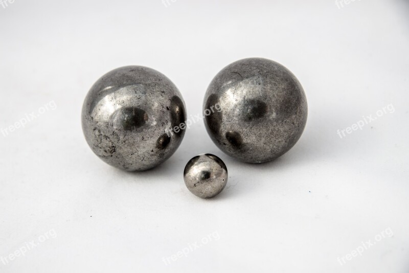 Metal Balls Bearings Round Silver