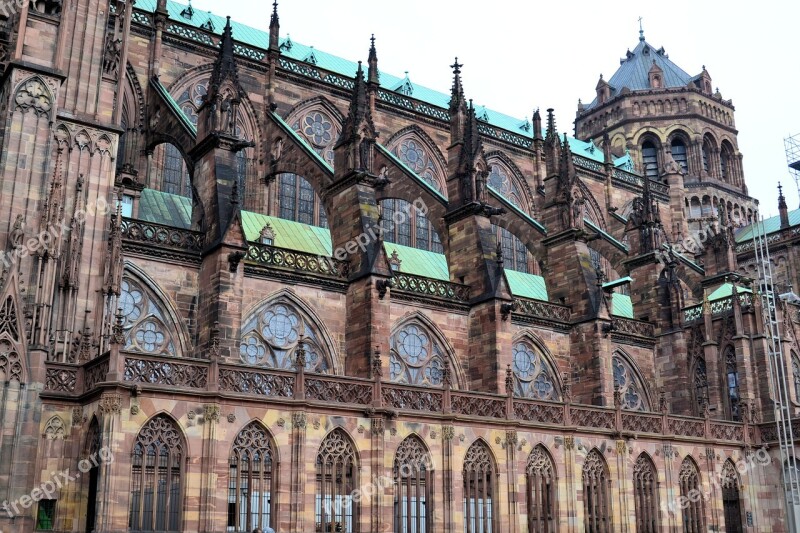 Strasbourg France Münster Church Cathedral