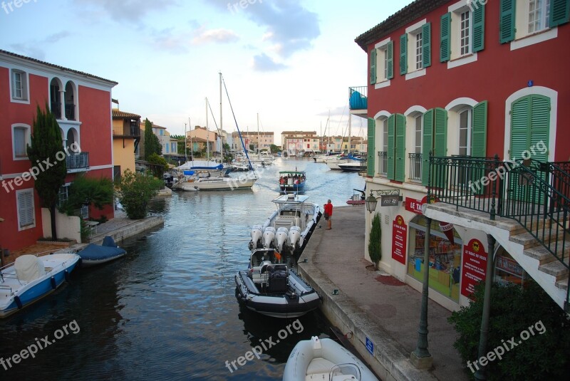 Port Grimaud Sea France Mediterranean Summer