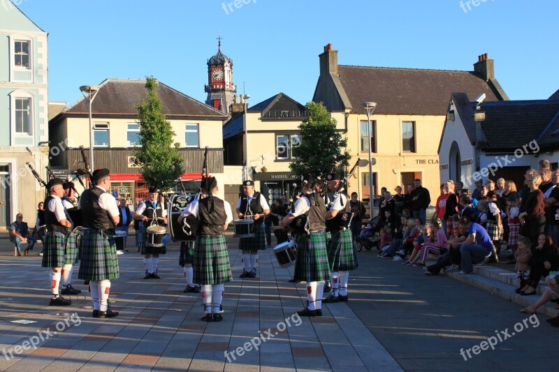 Bagpipes Pipe Band Drums And Pipes Scotland Piping Display