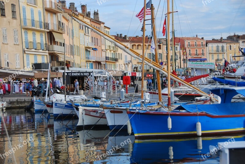 Boats Porto Saint Tropez France Sea