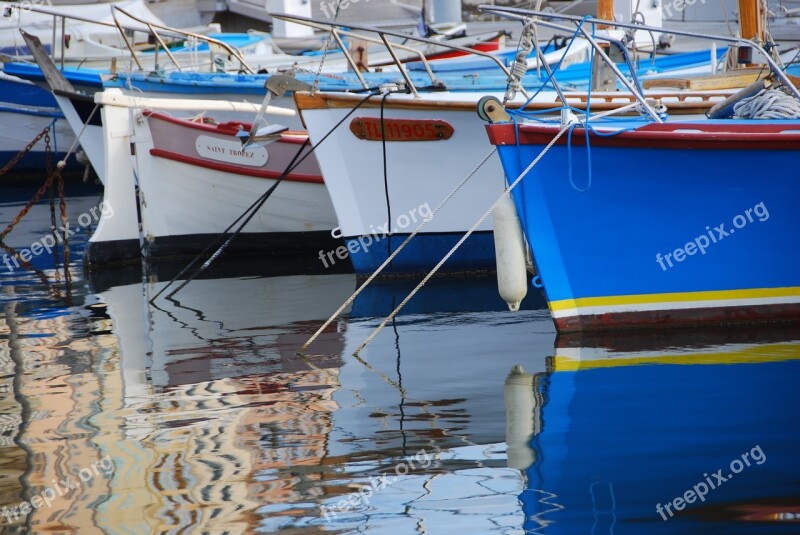 Boats Sea Porto Fishing Reflection