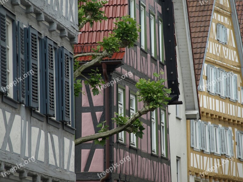 Waiblingen Truss Historic Center Houses Free Photos