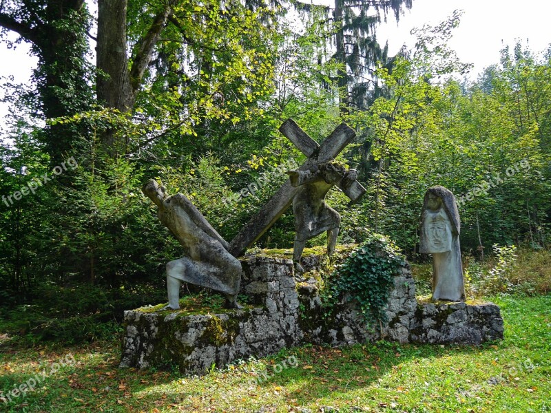 Füssen Way Of The Cross Stone Figures Free Photos