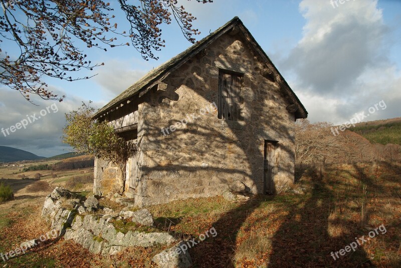 France Lozere Buron Chalet Pasture