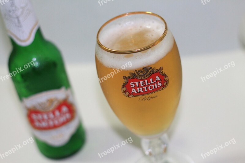 Beer Drink Cold Refreshing Stella Artois